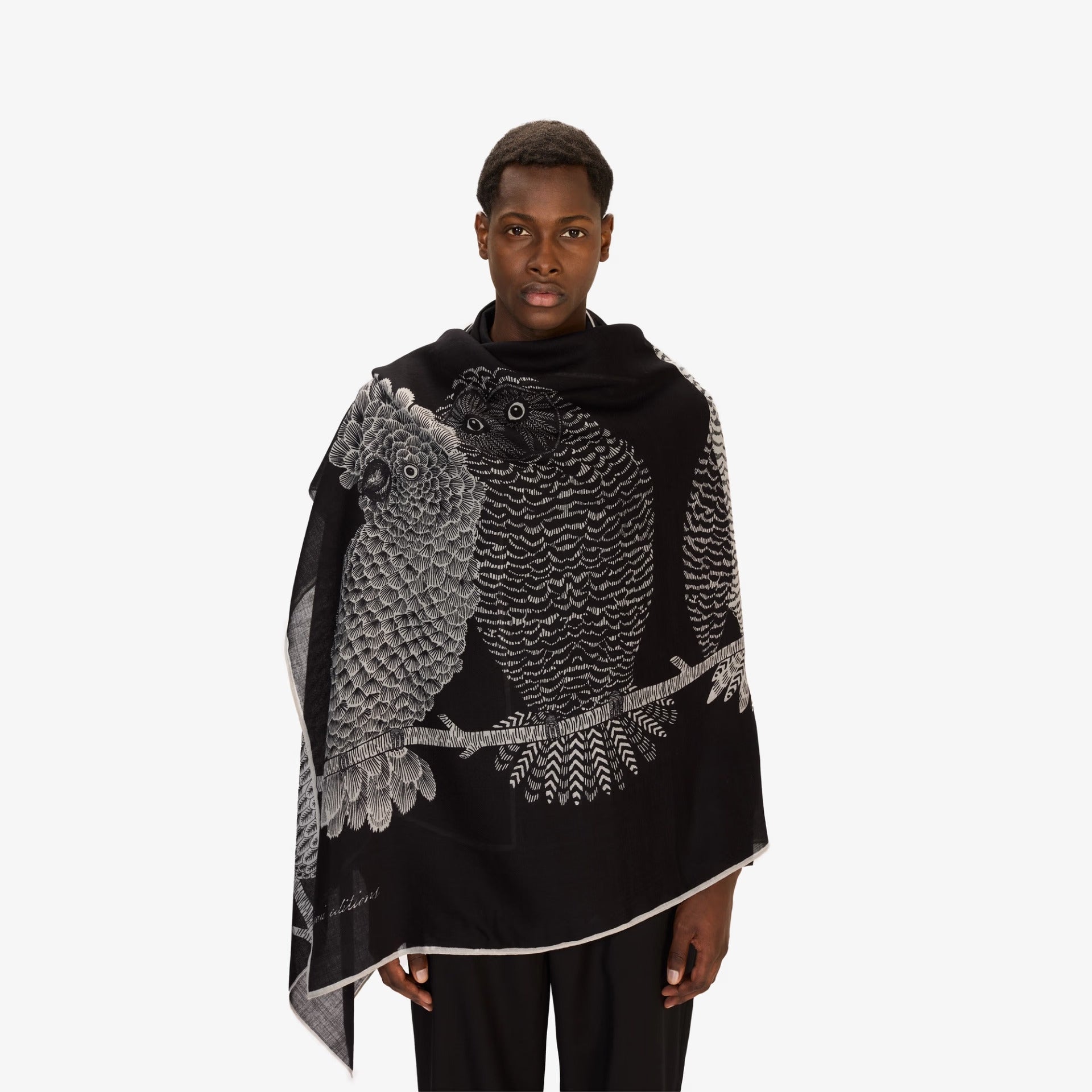 Inoui Editions - Scarf Chouette Black