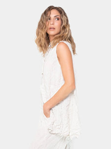 Baci - Crinkle Sleeveless Top
