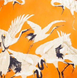 100Stars - Orange Heron Scarf