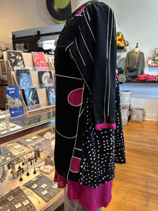 Iguana - Fuchsia Square Blouse