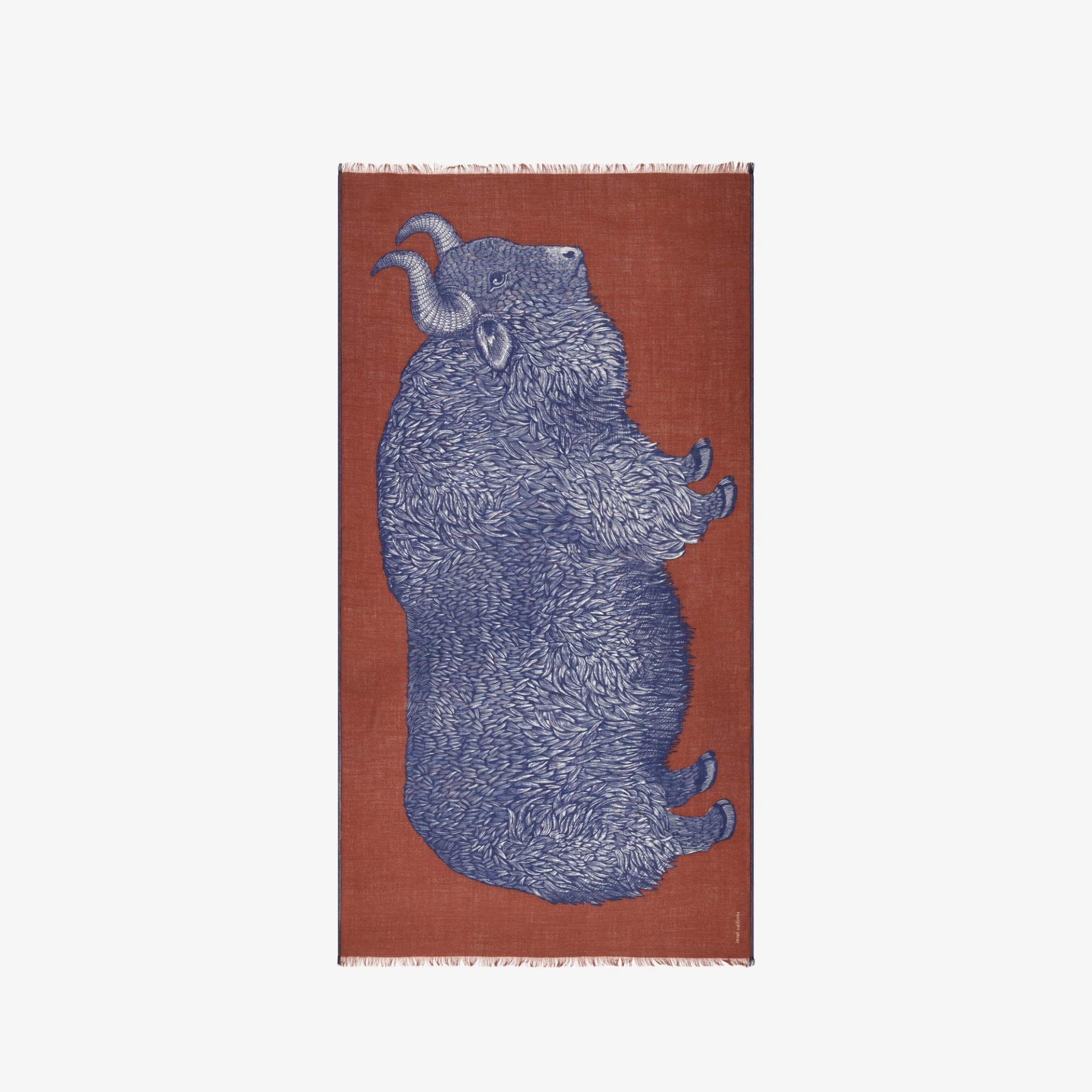 Inoui Editions - Scarf Walter Burgundy