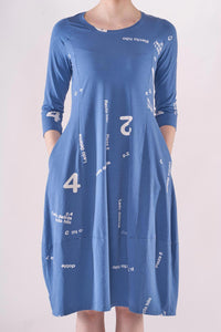 Rundholz Black Label - Blueberry print dress